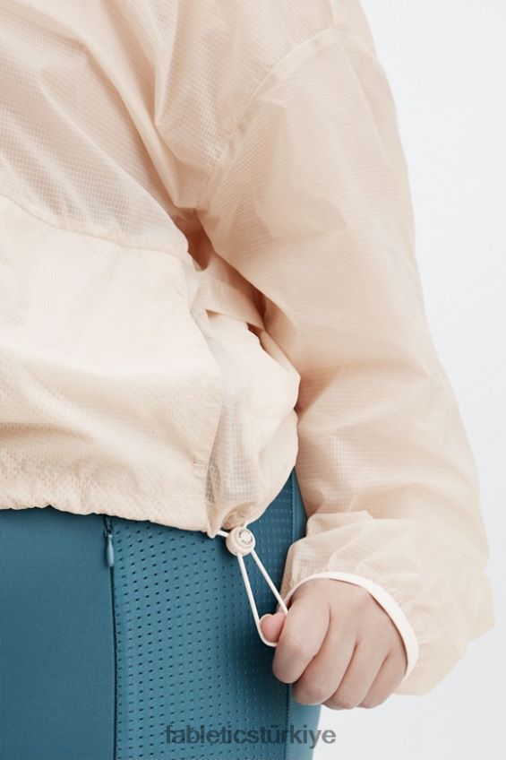 tr Fabletics kadınlar kül rengi kırpılmış yarım fermuarlı ceket gri sis 40R06B2687