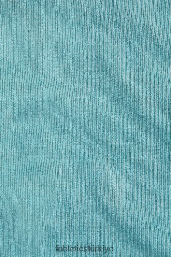 tr Fabletics kadınlar kırpılmış dikişsiz nervür tam boy fermuar yıkanmış kutup dalgası 40R06B2769