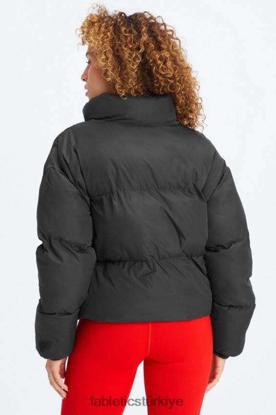 tr Fabletics kadınlar kırpılmış kirpi siyah logolu astar 40R06B2776