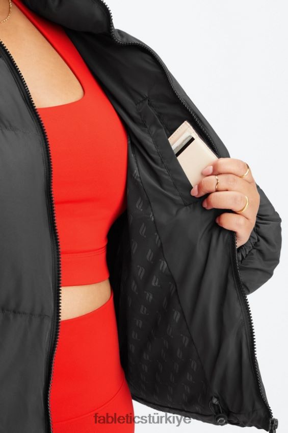 tr Fabletics kadınlar kırpılmış kirpi siyah logolu astar 40R06B2777