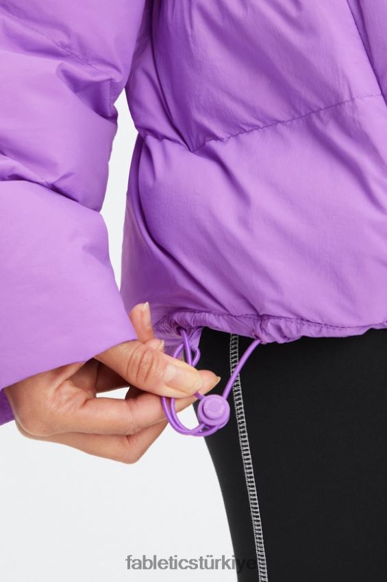 tr Fabletics kadınlar kapitone kapüşonlu kirpi ultraviyole/söğüt kabuğu/ak balıkçıl logosu 40R06B2783