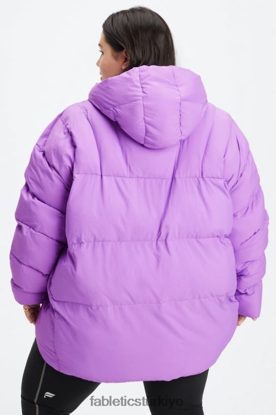 tr Fabletics kadınlar kapitone kapüşonlu kirpi ultraviyole/söğüt kabuğu/ak balıkçıl logosu 40R06B2784