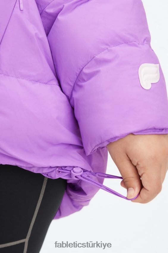 tr Fabletics kadınlar kapitone kapüşonlu kirpi ultraviyole/söğüt kabuğu/ak balıkçıl logosu 40R06B2784