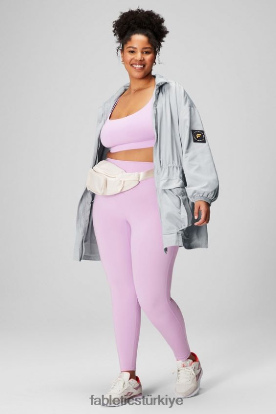 tr Fabletics kadınlar kullanışlı parka mineral gri/klasik beyaz 40R06B2765