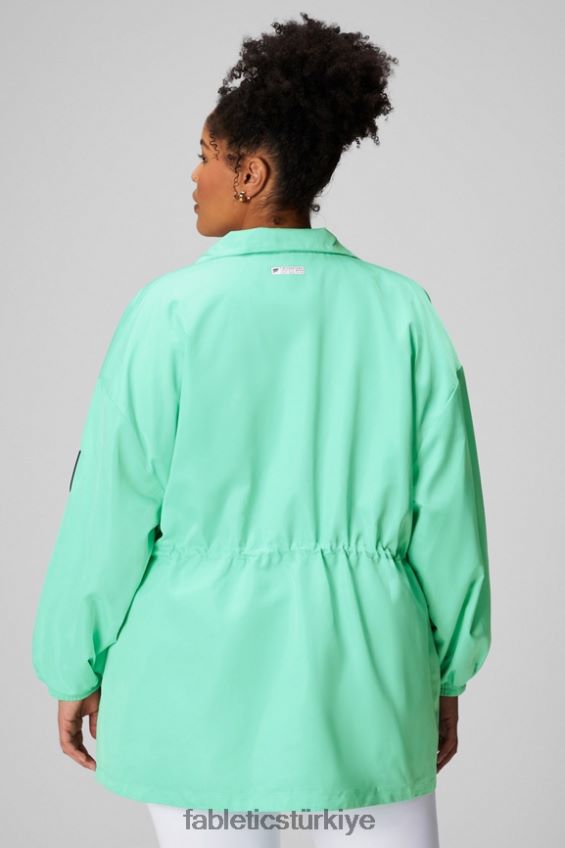 tr Fabletics kadınlar kullanışlı parka puslu körfez/klasik beyaz 40R06B2763