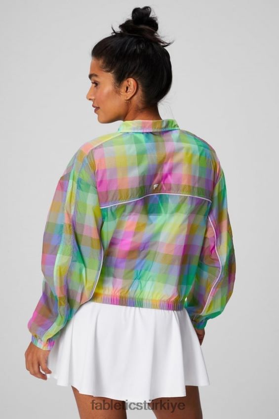 tr Fabletics kadınlar payton dokuma ceket şeker kontrolü 40R06B2756
