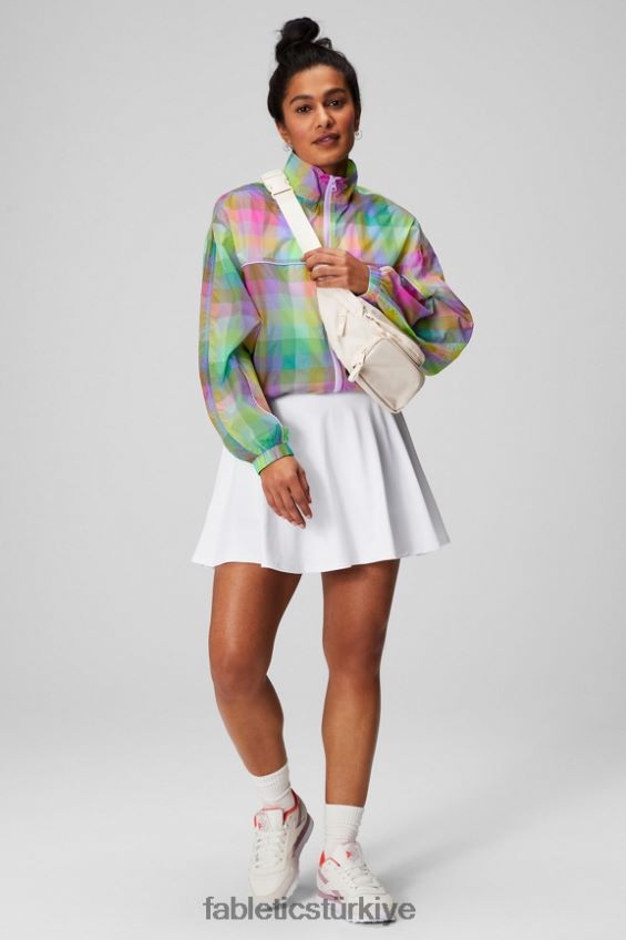 tr Fabletics kadınlar payton dokuma ceket şeker kontrolü 40R06B2756