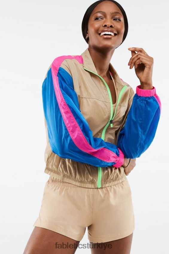 tr Fabletics kadınlar payton dokuma ceket sedir/çok 40R06B2759