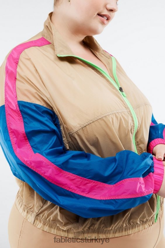 tr Fabletics kadınlar payton dokuma ceket sedir/çok 40R06B2760