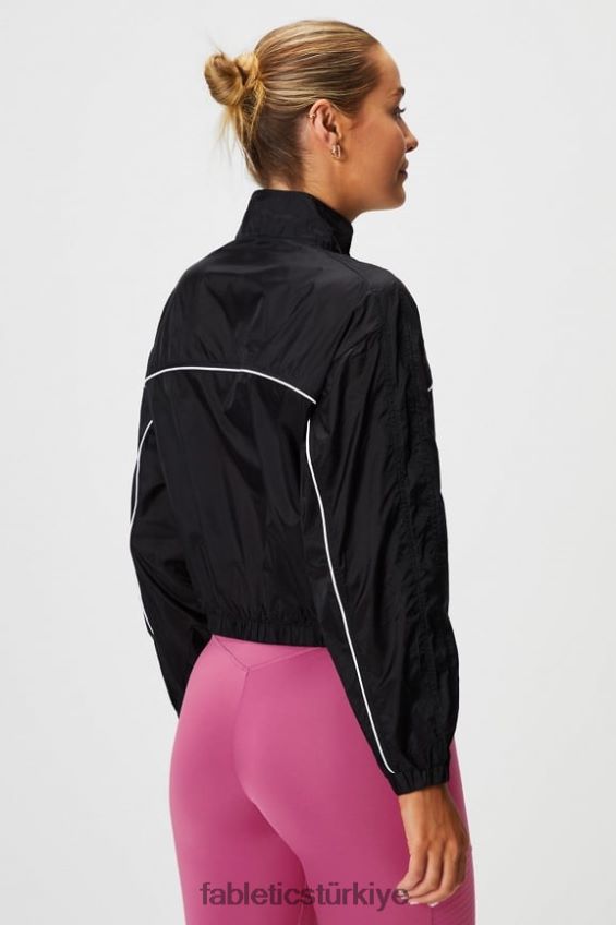 tr Fabletics kadınlar payton dokuma ceket siyah/ombre spor 40R06B2758