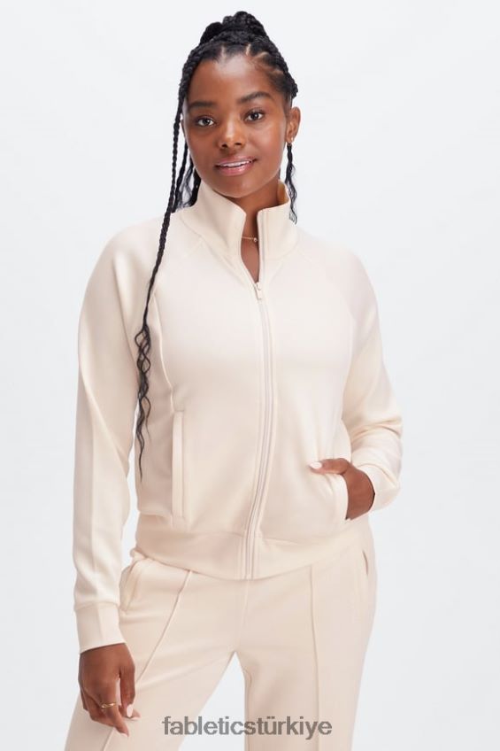 tr Fabletics kadınlar peluş interlok tam boy fermuarlı ceket yulaf 40R06B2808