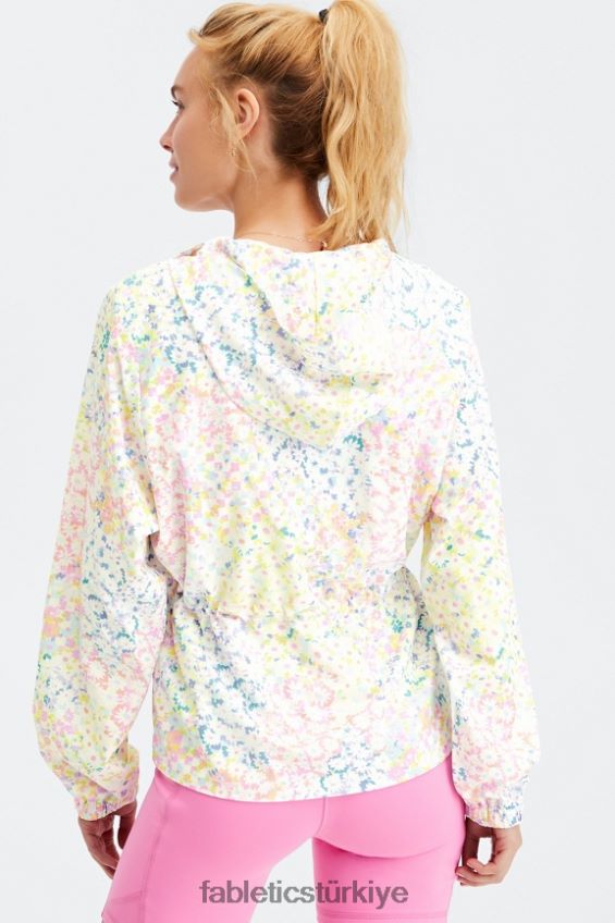 tr Fabletics kadınlar rosa dokuma ceket yamalı papatya 40R06B2813