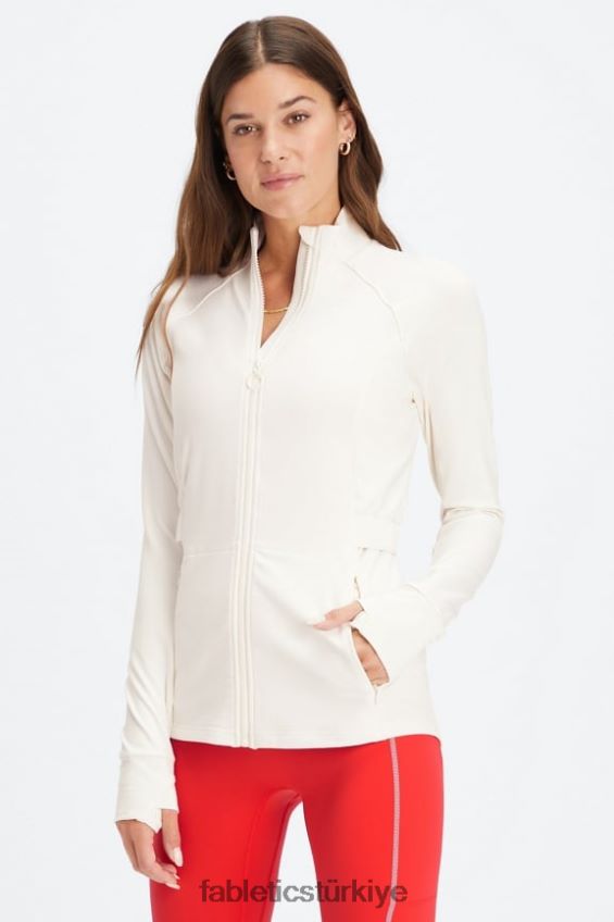 tr Fabletics kadınlar trinity soğuk hava performansı ceketi ak balıkçıl 40R06B2635