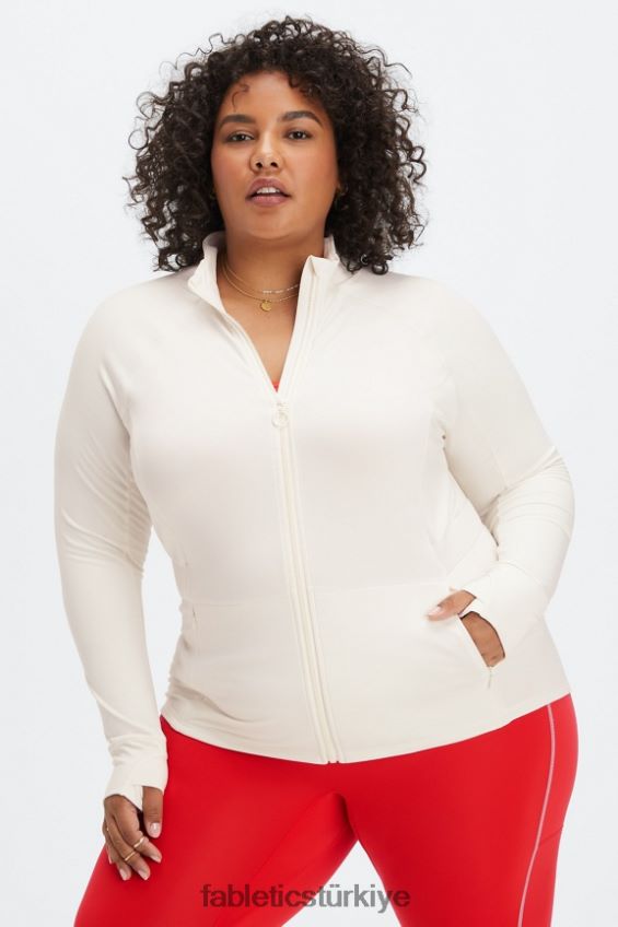 tr Fabletics kadınlar trinity soğuk hava performansı ceketi ak balıkçıl 40R06B2636