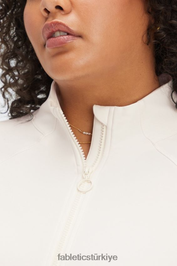 tr Fabletics kadınlar trinity soğuk hava performansı ceketi ak balıkçıl 40R06B2636