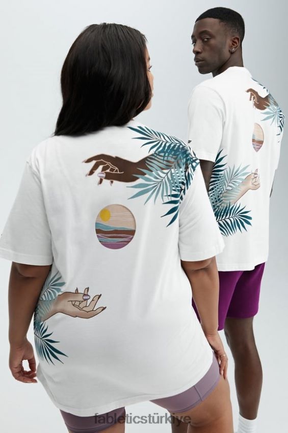 tr Fabletics kadınlar akraba üniseks tişört bulut dansçısı 40R06B2074