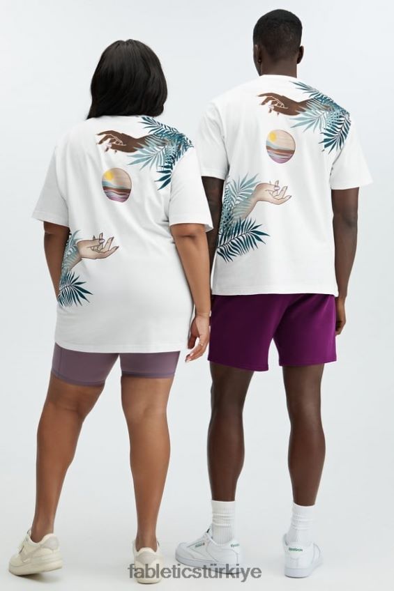 tr Fabletics kadınlar akraba üniseks tişört bulut dansçısı 40R06B2074