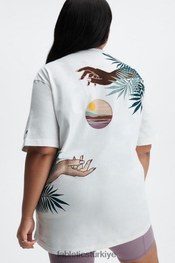 tr Fabletics kadınlar akraba üniseks tişört bulut dansçısı 40R06B2074