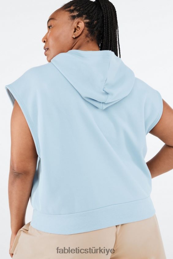 tr Fabletics kadınlar angela kolsuz svetşört mavi taş 40R06B2082
