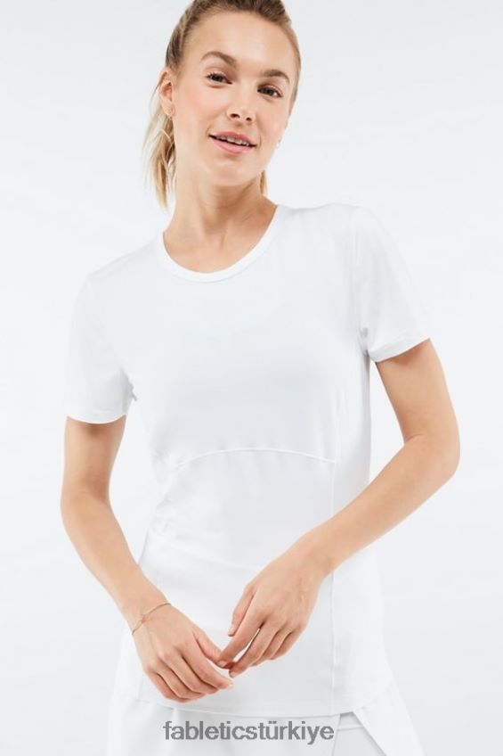 tr Fabletics kadınlar anka kuşu kısa kollu top beyaz 40R06B2046