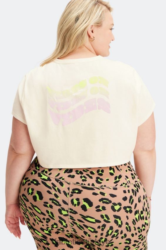 tr Fabletics kadınlar bebek kırpma tee Mascorpone peyniri 40R06B2036