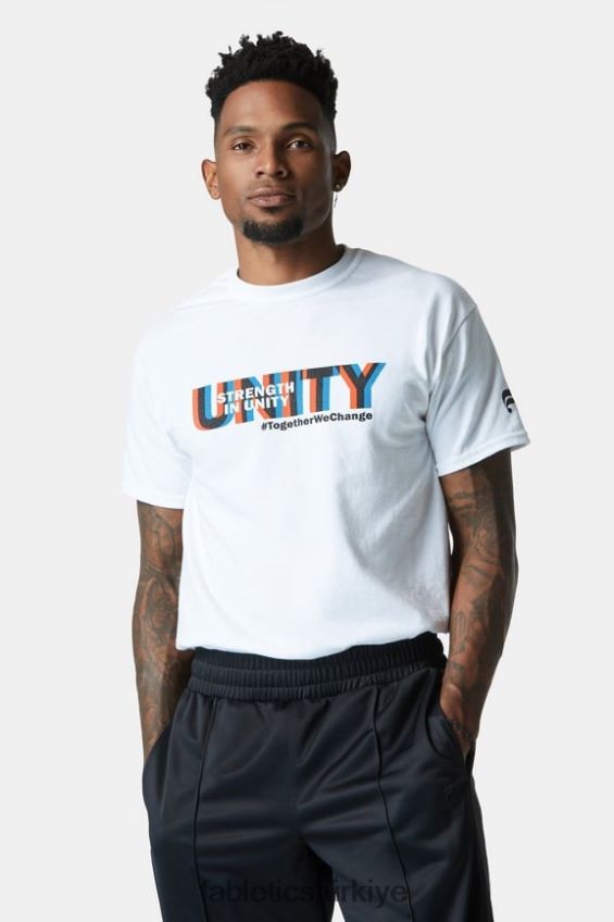 tr Fabletics kadınlar birlik tişörtün gücü beyaz/birlik 40R06B2078