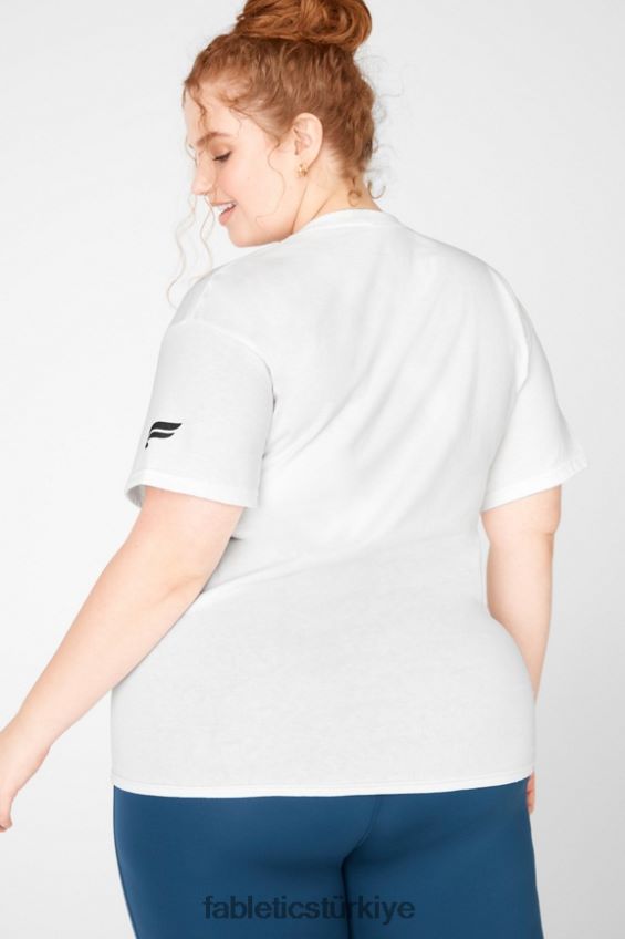 tr Fabletics kadınlar birlik tişörtün gücü beyaz/birlik 40R06B2079