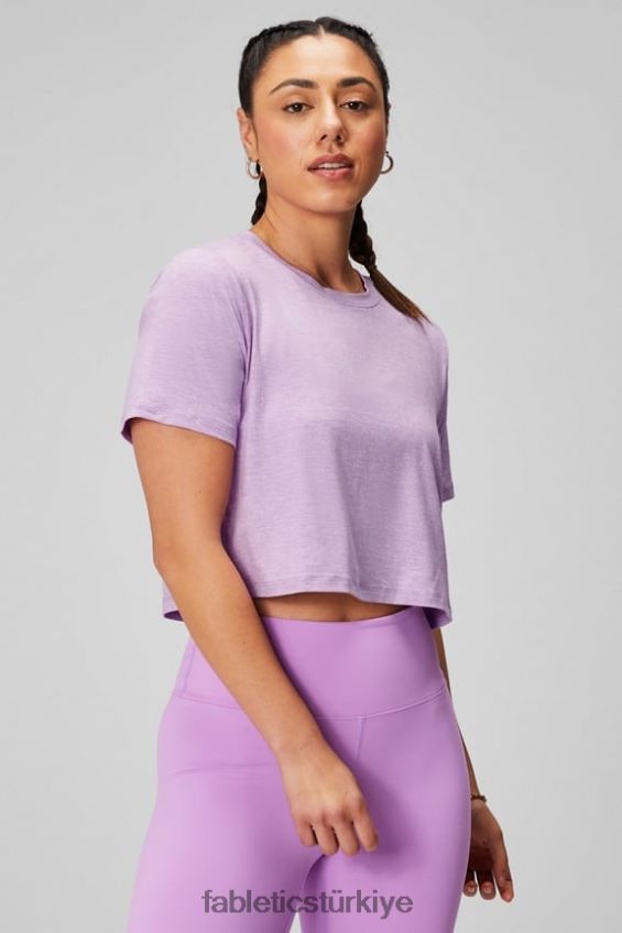 tr Fabletics kadınlar dry-flex kısa kollu tişört kristal mağara funda 40R06B1968