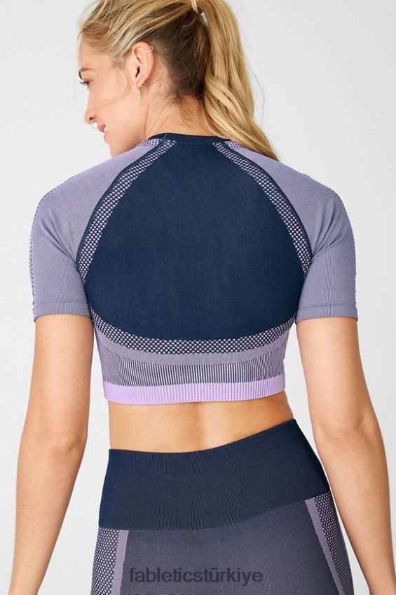 tr Fabletics kadınlar jessie dikişsiz kısa top uçurum/leylak 40R06B2099