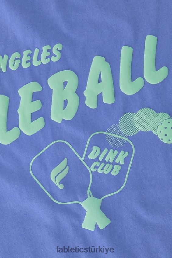 tr Fabletics kadınlar kısa kollu eski tişört deniz salyangozu yumruk/turşu grafiği 40R06B1961