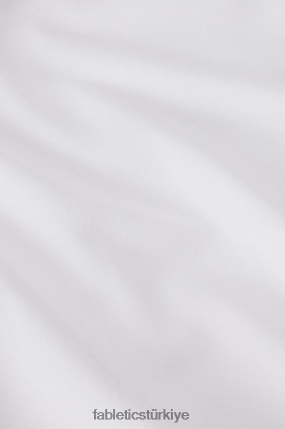 tr Fabletics kadınlar kuru esnek kısa kollu tunik klasik beyaz 40R06B1973