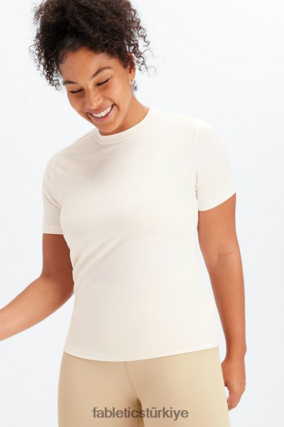 tr Fabletics kadınlar kuru esnek tişört ak balıkçıl 40R06B2016