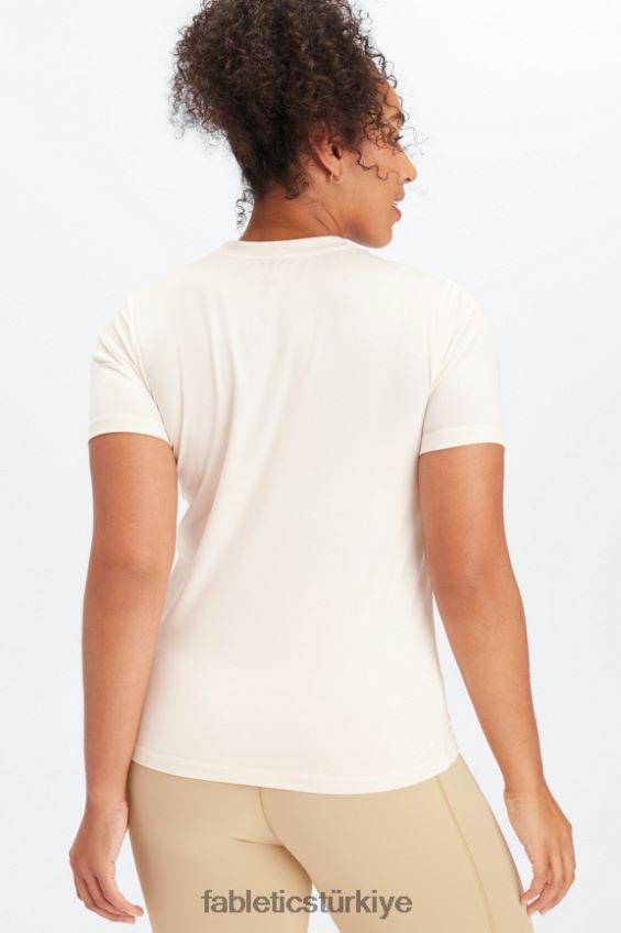 tr Fabletics kadınlar kuru esnek tişört ak balıkçıl 40R06B2016