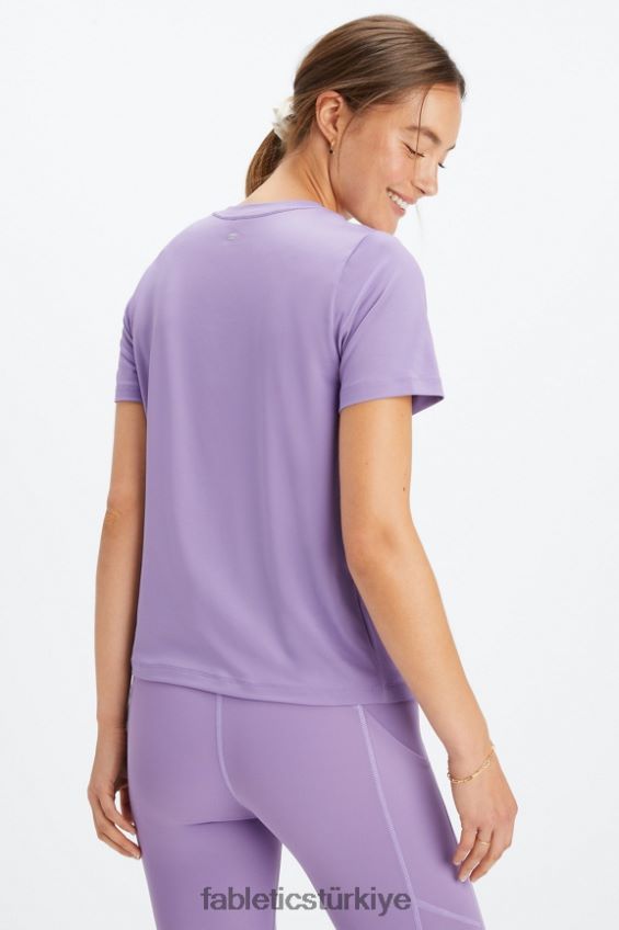 tr Fabletics kadınlar kuru esnek tişört menekşe 40R06B2010