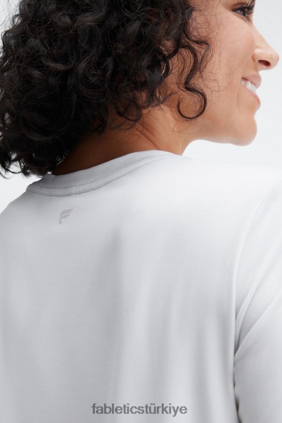 tr Fabletics kadınlar kuru esnek tişört yumuşak gri 40R06B2015