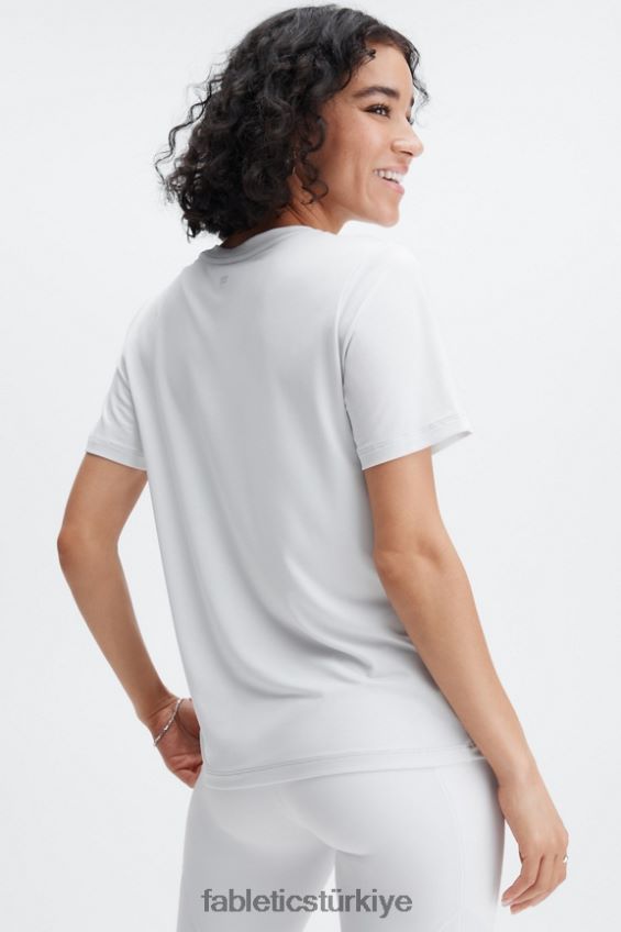 tr Fabletics kadınlar kuru esnek tişört yumuşak gri 40R06B2015