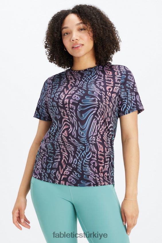 tr Fabletics kadınlar kuru esnek tişört zihin erimesi 40R06B2009