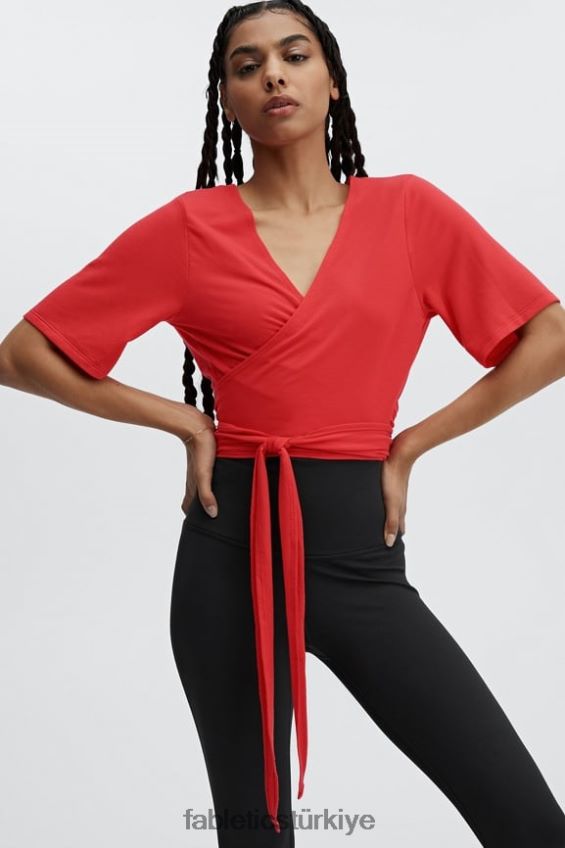 tr Fabletics kadınlar leyla şal üst alev 40R06B2023