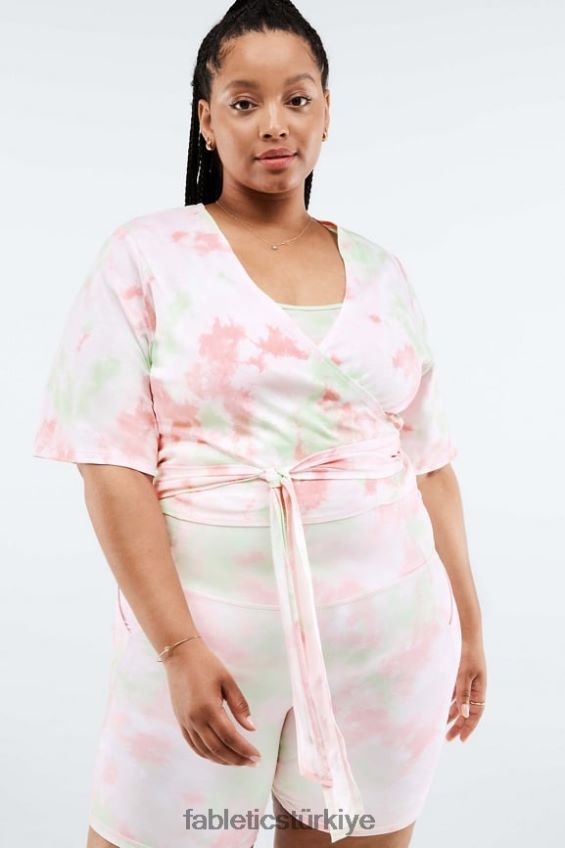 tr Fabletics kadınlar leyla şal üst peri eterik 40R06B2058