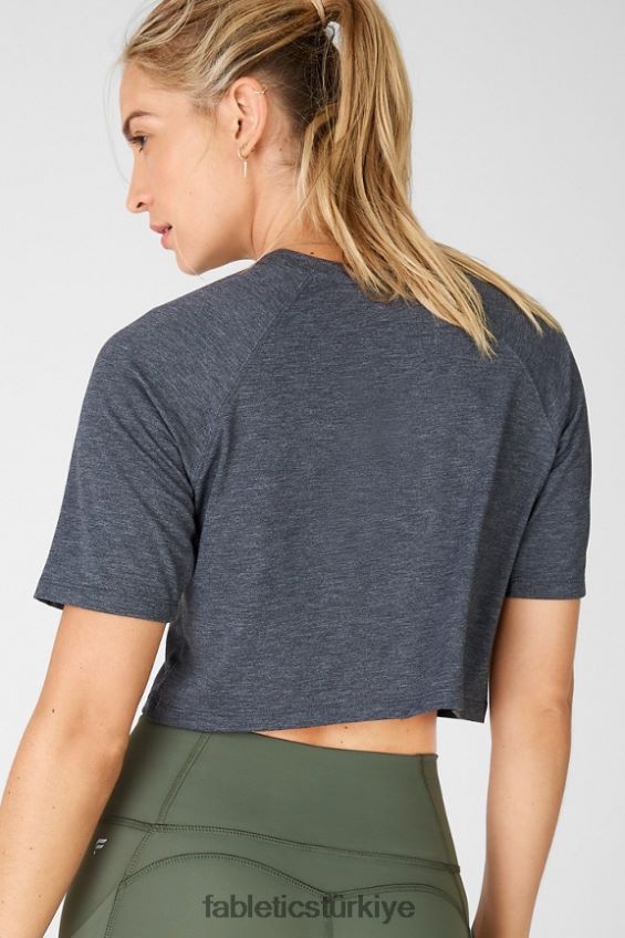 tr Fabletics kadınlar loveday kısa kollu raglan tişört kara funda 40R06B2105