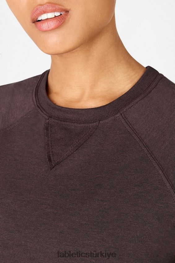 tr Fabletics kadınlar loveday kısa kollu raglan tişört paslı funda 40R06B2104