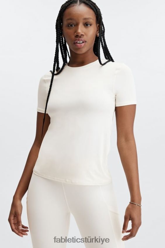 tr Fabletics kadınlar phoenix lite kısa kollu üst ak balıkçıl 40R06B1984