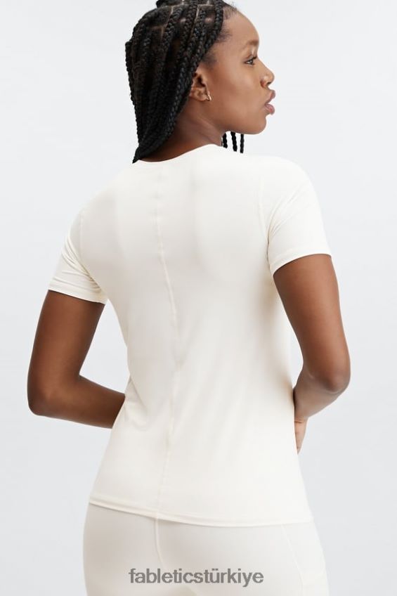 tr Fabletics kadınlar phoenix lite kısa kollu üst ak balıkçıl 40R06B1984