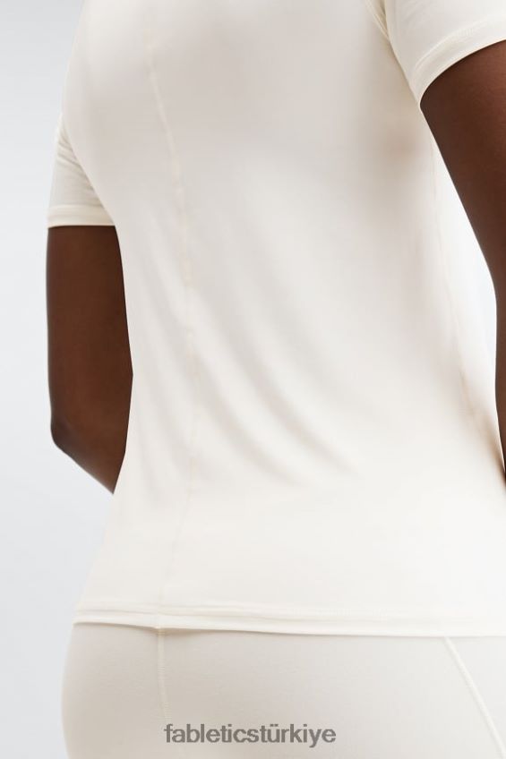 tr Fabletics kadınlar phoenix lite kısa kollu üst ak balıkçıl 40R06B1984