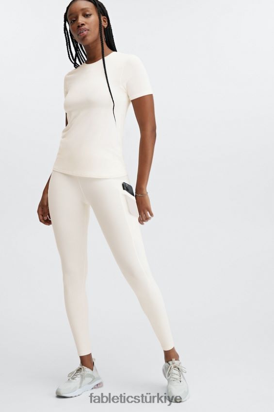 tr Fabletics kadınlar phoenix lite kısa kollu üst ak balıkçıl 40R06B1984