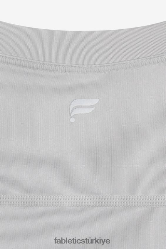 tr Fabletics kadınlar phoenix lite kısa kollu üst mineral gri 40R06B1976
