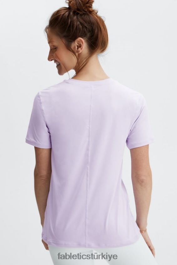 tr Fabletics kadınlar phoenix lite kısa kollu üst puslu iris 40R06B1983