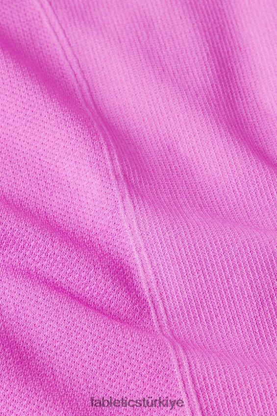 tr Fabletics kadınlar tüy teknolojisi kısa kollu üst pembe kaçış 40R06B1947