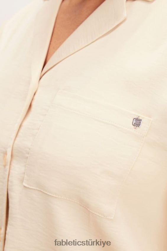 tr Fabletics kadınlar uyku düğmesi aşağı tapyoka 40R06B2031