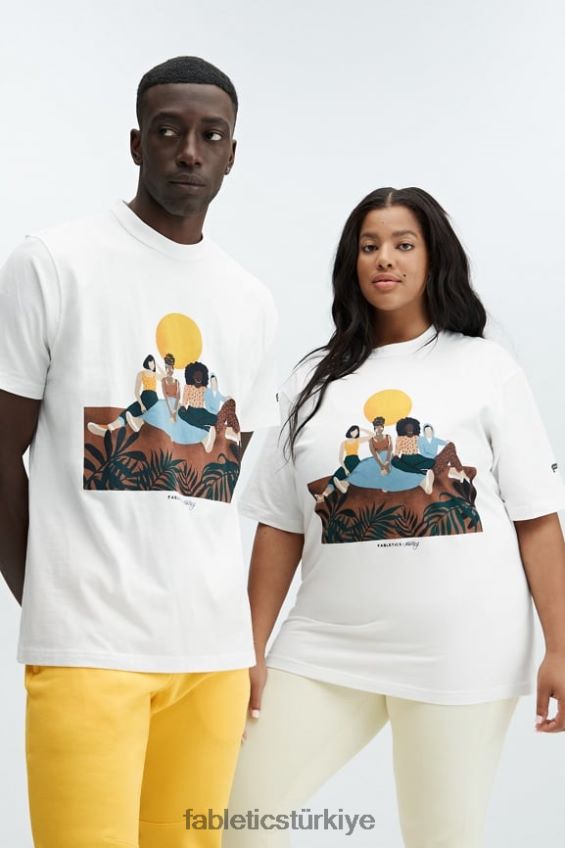 tr Fabletics kadınlar uyum unisex tişört bulut dansçısı 40R06B2076